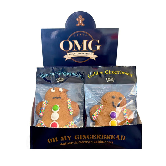 Gluten Free Gingerbread Man OMG 85g | 20 x Display