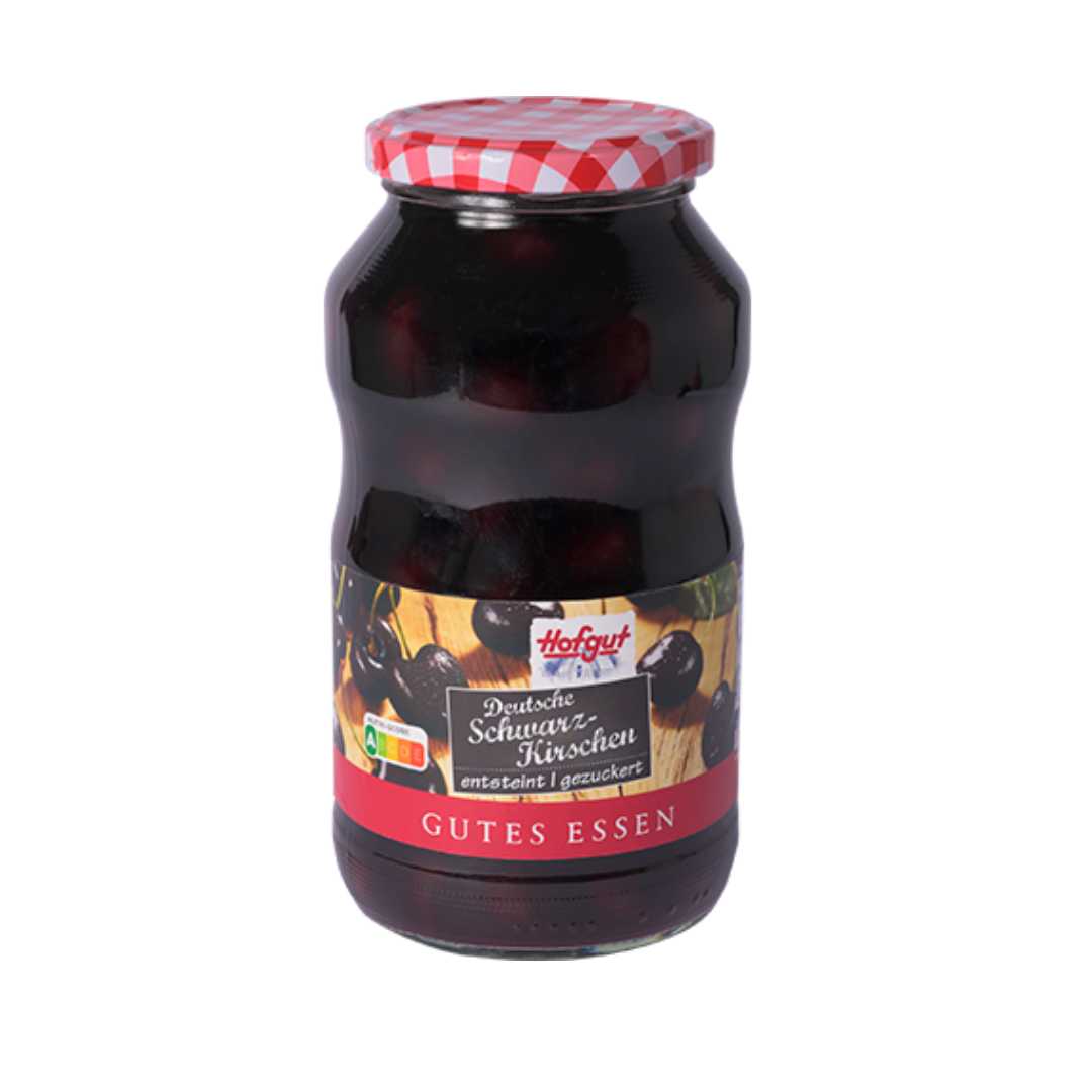 Black Cherries in Syrup Hofgut 680g