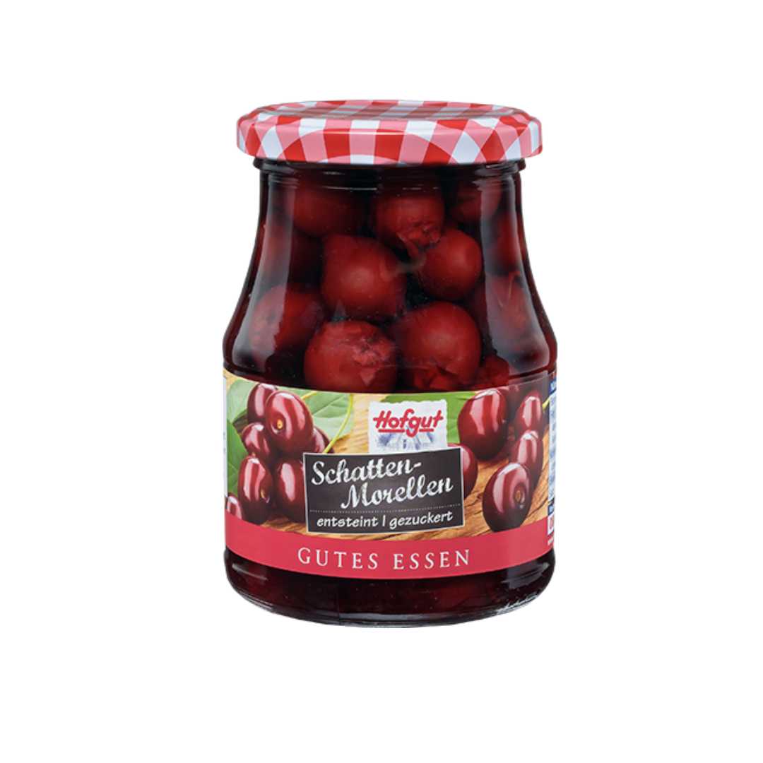 Morello Cherries in Syrup Hofgut 340g