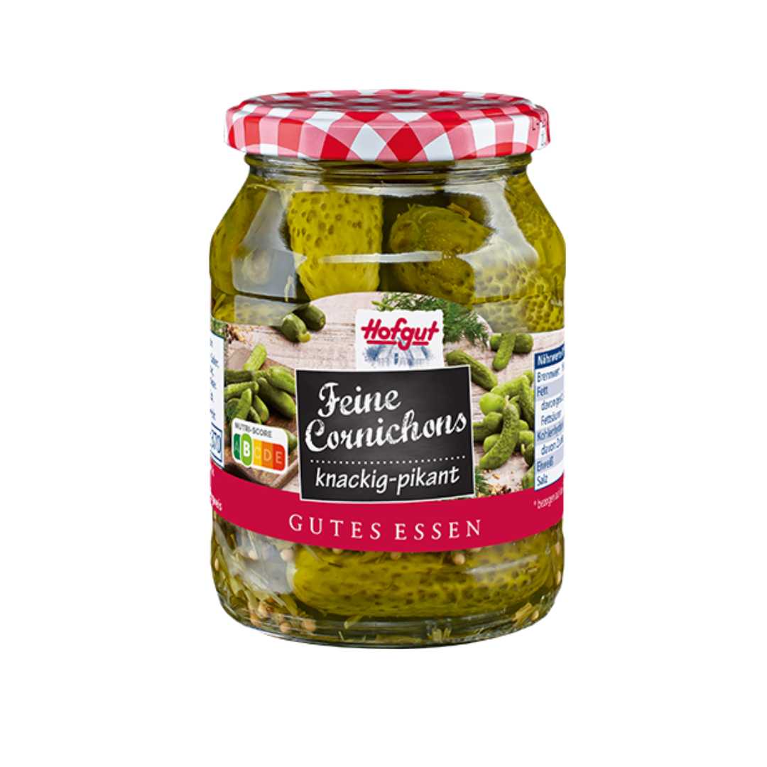 Pickled Cornichons Hofgut 330g