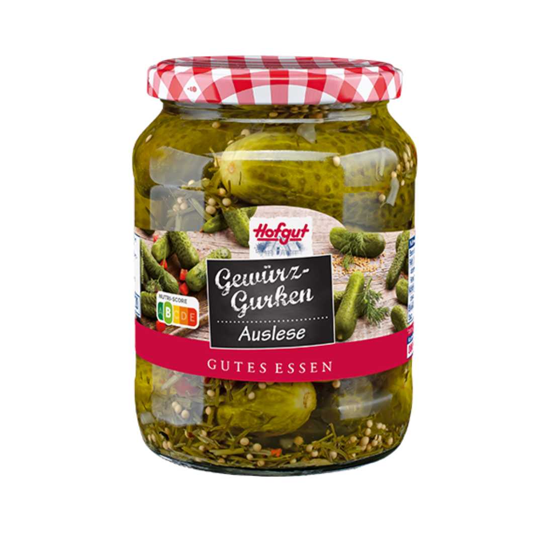 Pickled Gherkins Hofgut 670g