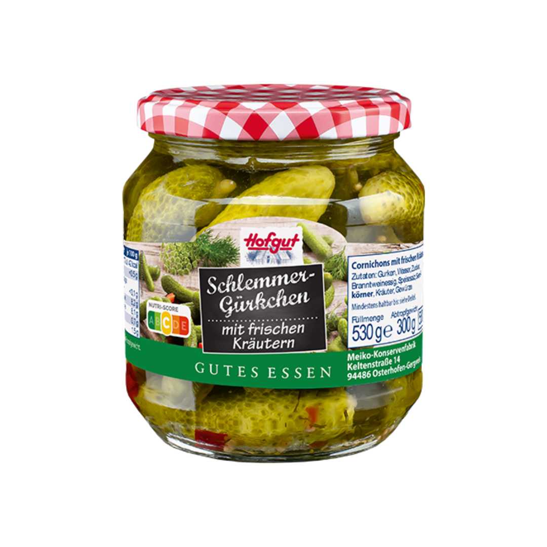 Pickled Gherkins with Herbs