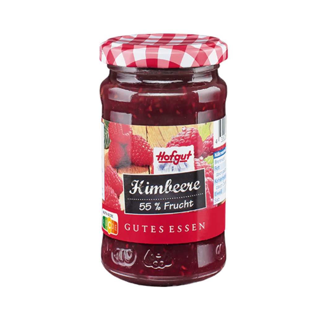Hofgut Raspberry Jam 250g | 55% Fruit Content