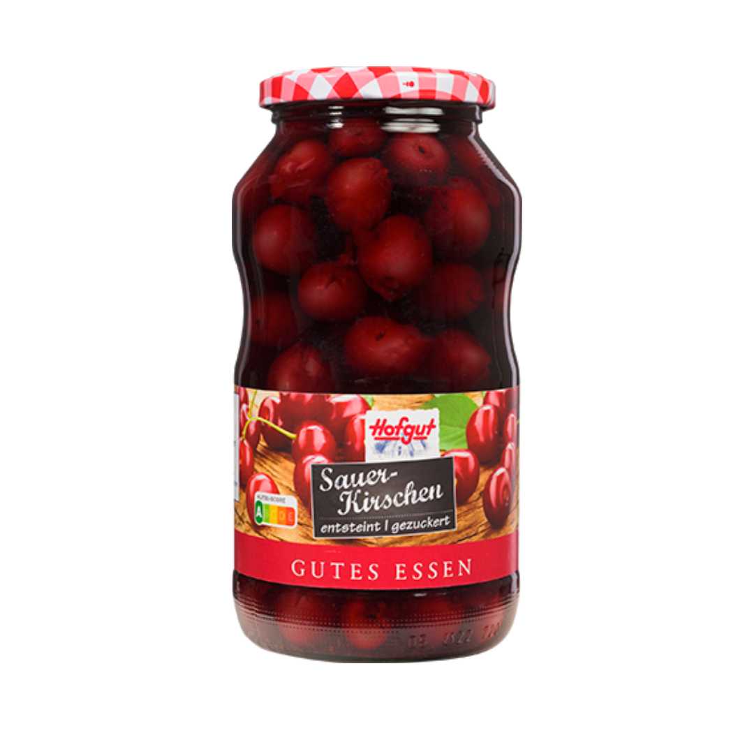 Sour Cherries in Syrup Hofgut 680g