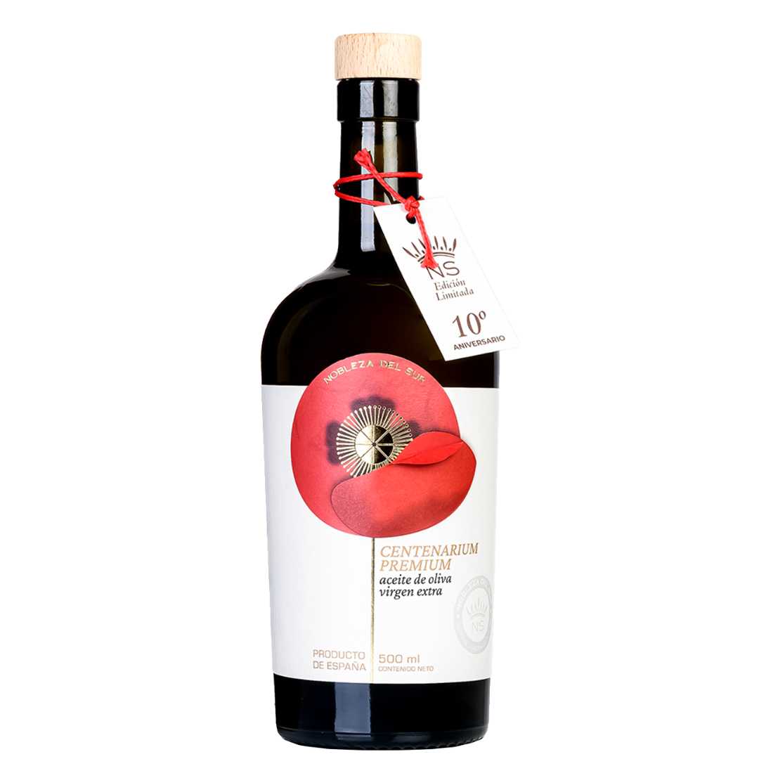 Premium Extra Virgin Olive Oil CENTENARIUM 10th 500ml By Nobleza Del Sur