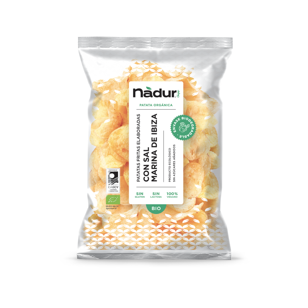 Organic Potato Chips with Ibiza Salt Nadur 10x110g