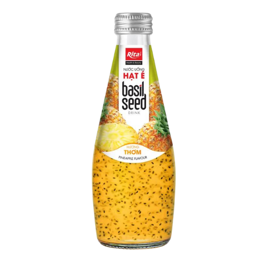 Basil Seed Drink Pineapple Flavour Rita 12x290ml