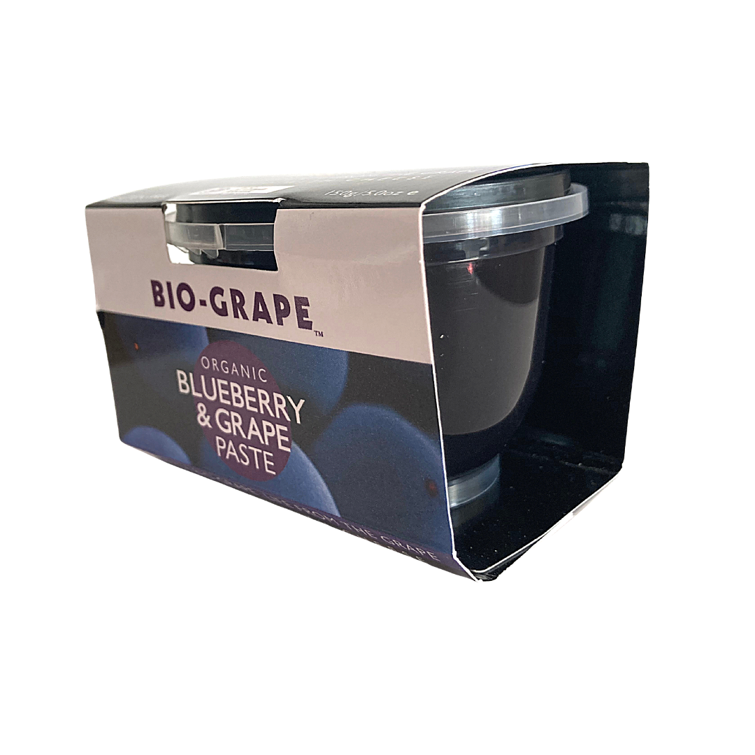 Bio-Grape Certified Organic Blueberry and Grape Paste 6x150g