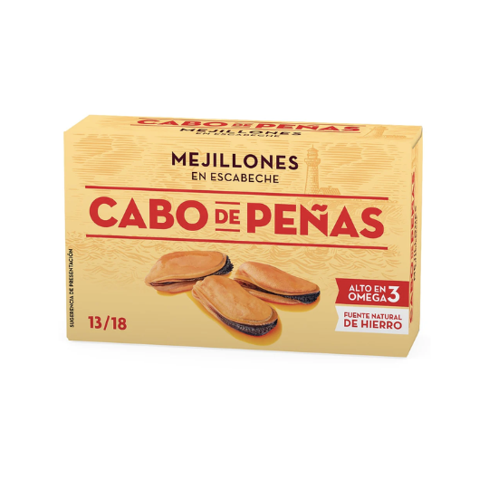 Mussels Escabeche Sauce Cabo de Peñas 6x111g