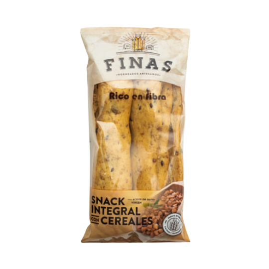 Whole Wheat Breadsticks with Cereals Finas 8x75g