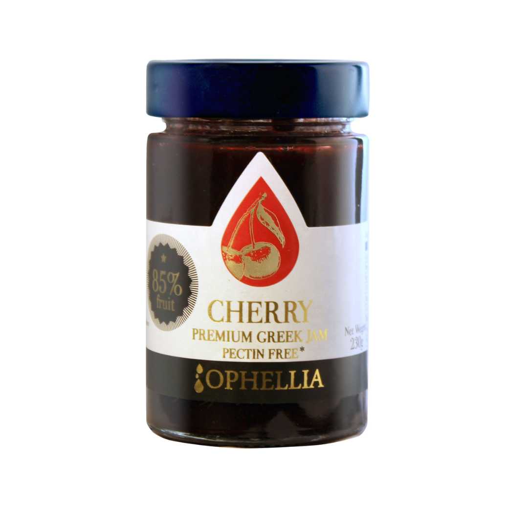 Cherry Jam 85% Fruit Ophellia 230g