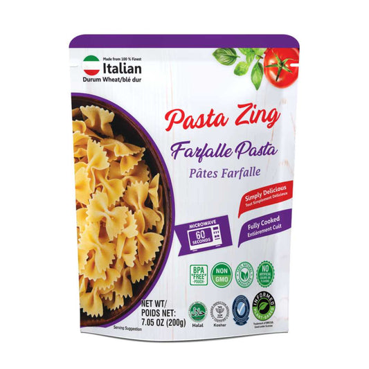 Pasta Zing Farfalle 200g | Ready to Eat in 60 seconds