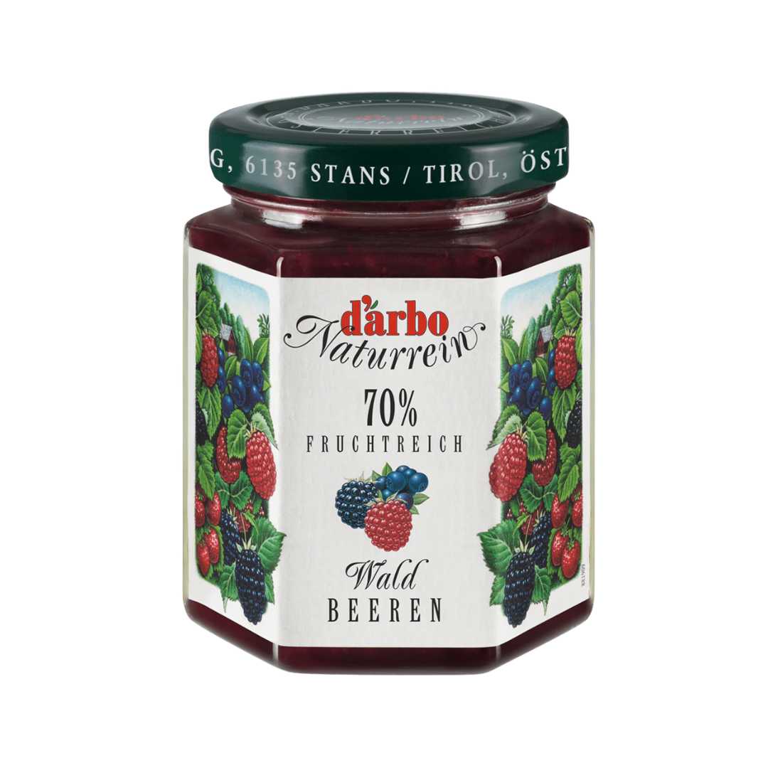 Darbo Wild Berries Jam 70% Fruit 200g