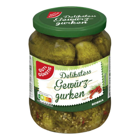 Pickled Gherkins Gourmet Gut & Günstig 670g