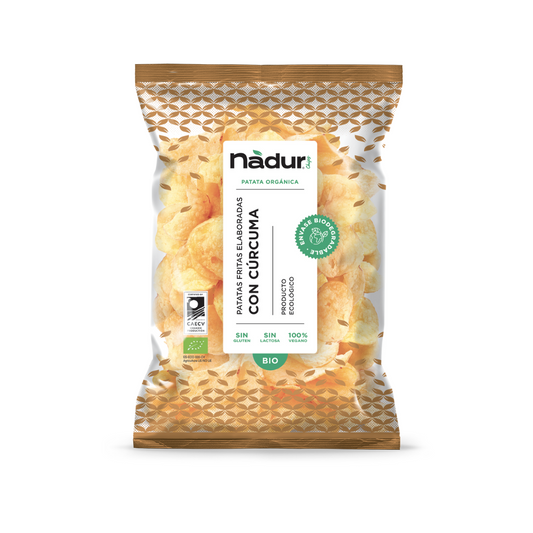 Organic Potato Chips with Turmeric and Pepper Nadur 10x110g