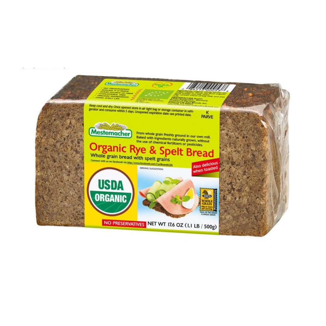 Organic Rye and Spelt German Bread Mestemacher 12x500g – Gourmet World ...