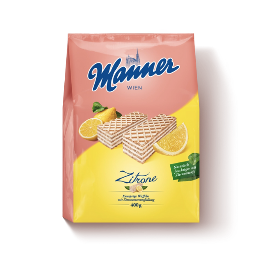 Manner Wafers Lemon Cream 400g