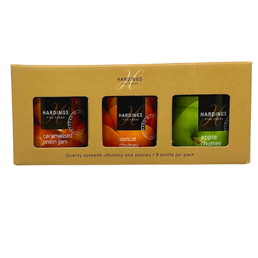 Hardings Chutneys Gourmet Gift Box 3x280g