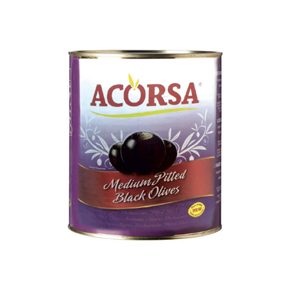 Pitted Black Olives Acorsa 3Kg | Spanish Olives