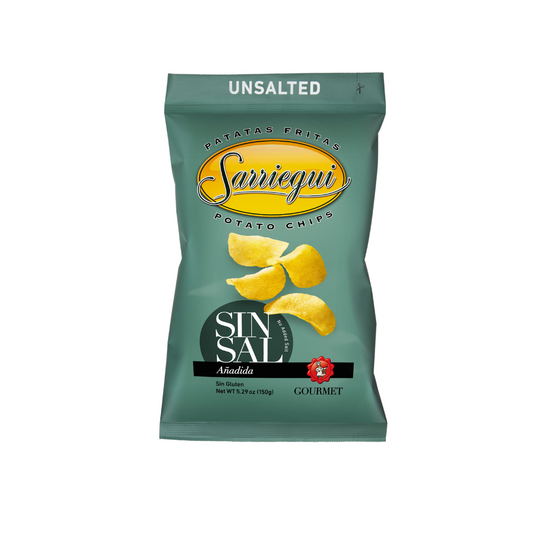 Unsalted Potato Chips Sarriegui 125g